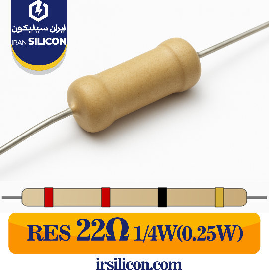 RESISTOR DIP 22R 0.25W