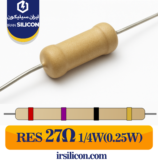 RESISTOR DIP 27R 0.25W