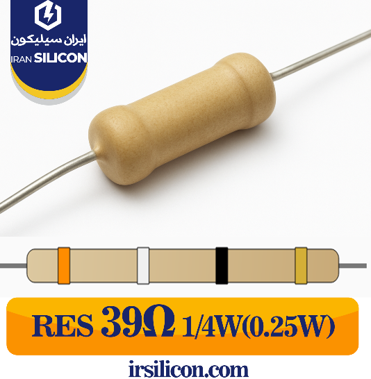 RESISTOR DIP 39R 0.25W