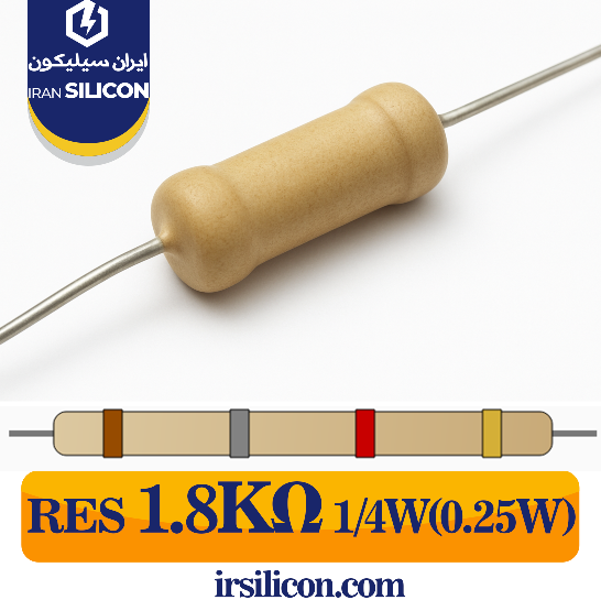 RESISTOR DIP 1.8K 0.25W