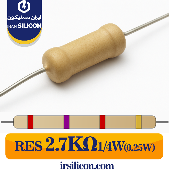 RESISTOR DIP 2.7K 0.25W