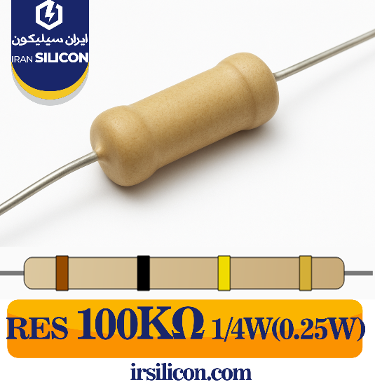 RESISTOR DIP 100K 0.25W