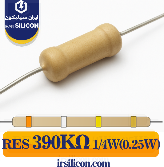 RESISTOR DIP 390K 0.25W