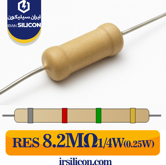 RESISTOR DIP 8.2M 0.25W