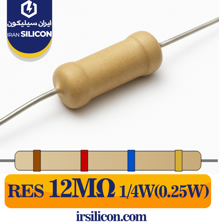 RESISTOR DIP 12M 0.25W