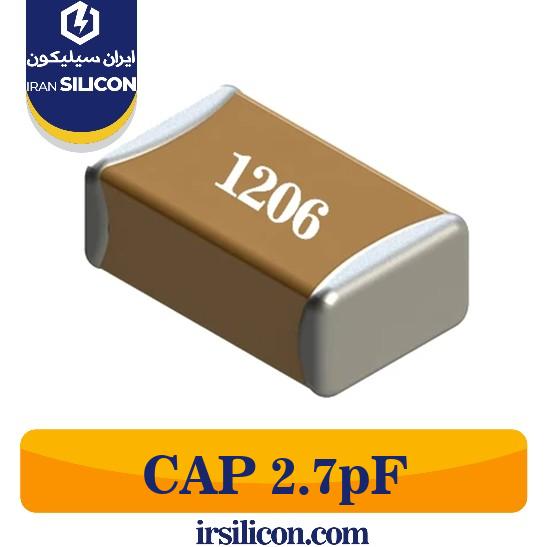 خازن smd 1206 2.7 پیکوفاراد