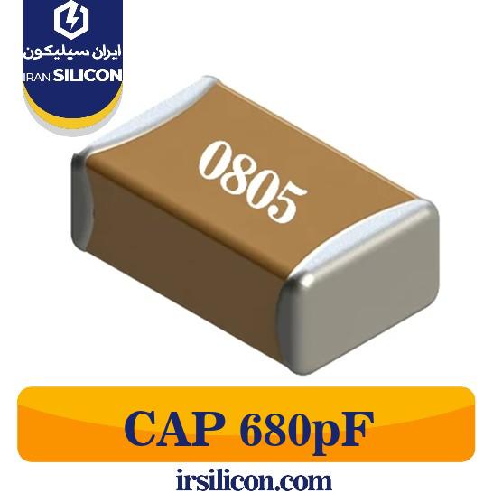 خازن smd 805 680 پیکوفاراد